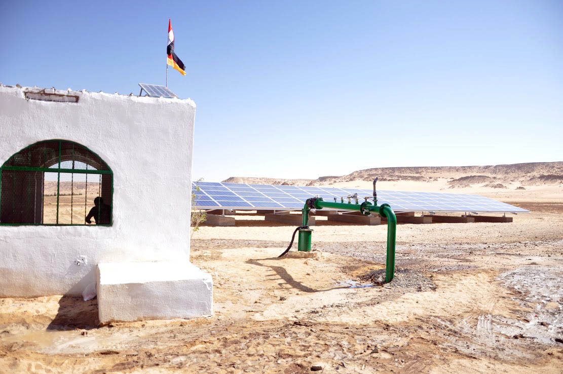 埃及37KW光伏灌溉系统